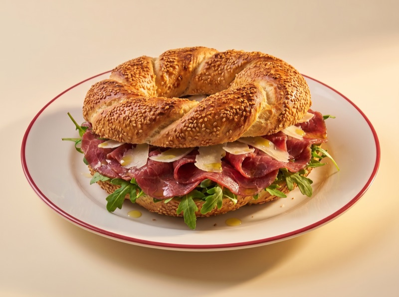 Italian Carpaccio Sandwich at Ruma in Amsterdam